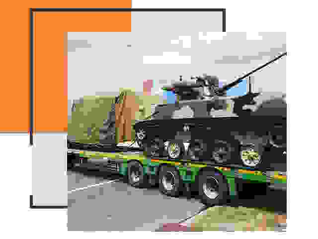 Перевозка военной техники в Усть-Илимске